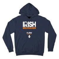 Irish Breathalyzer Blow Here Funny St Patricks Day Drinking Hoodie