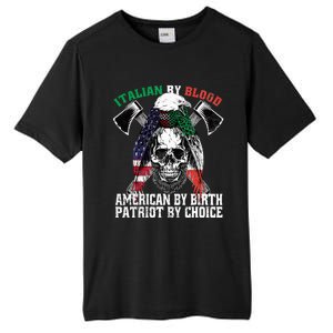 Italian By Blood American By Birth Patriot By Choice Eagle Tall Fusion ChromaSoft Performance T-Shirt