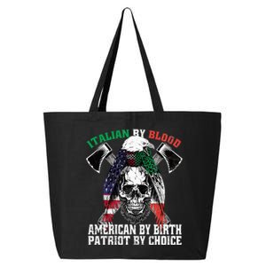 Italian By Blood American By Birth Patriot By Choice Eagle 25L Jumbo Tote