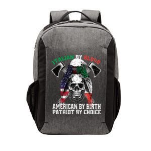 Italian By Blood American By Birth Patriot By Choice Eagle Vector Backpack