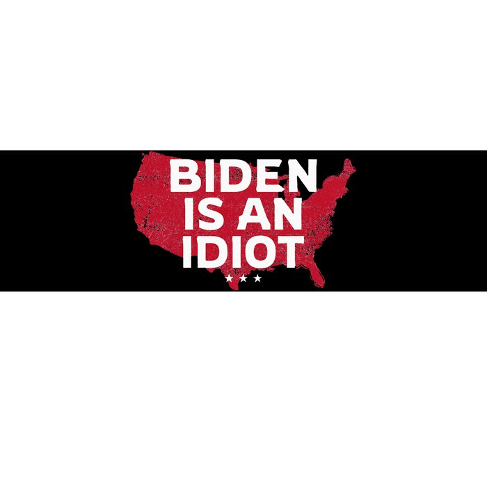 Impeach Biden Biden Is An Idiot Antibiden 8646 Usa Bumper Sticker