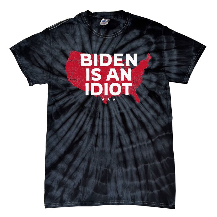 Impeach Biden Biden Is An Idiot Antibiden 8646 Usa Tie-Dye T-Shirt