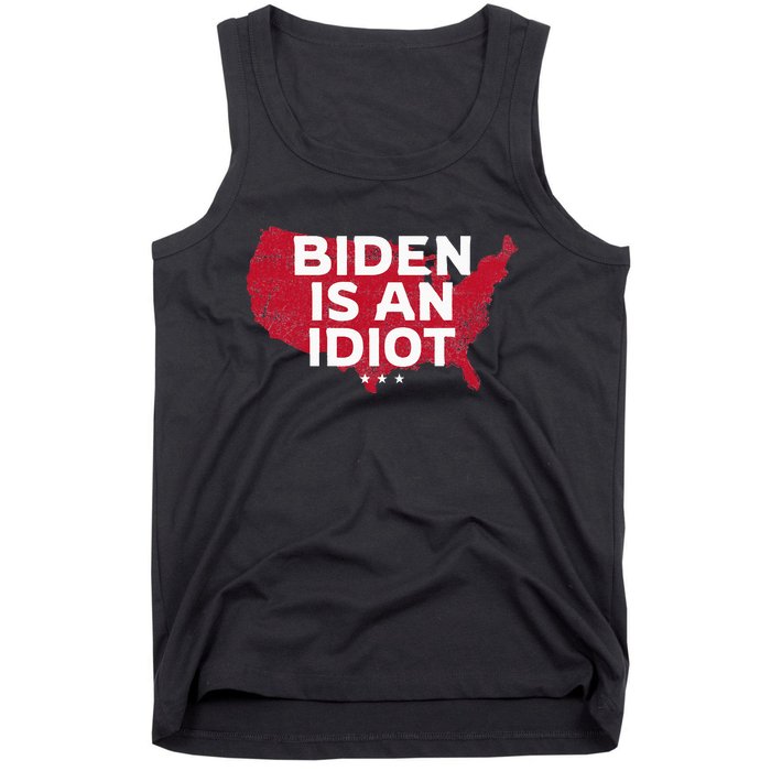 Impeach Biden Biden Is An Idiot Antibiden 8646 Usa Tank Top