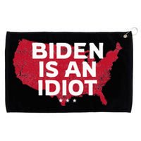 Impeach Biden Biden Is An Idiot Antibiden 8646 Usa Grommeted Golf Towel