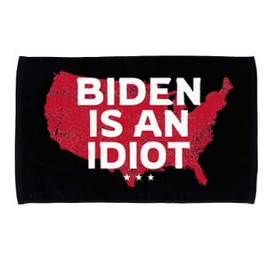 Impeach Biden Biden Is An Idiot Antibiden 8646 Usa Microfiber Hand Towel