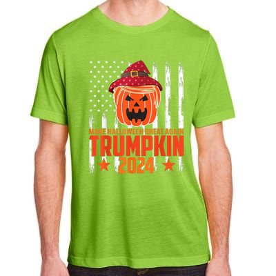 Ill Be Back Trumpkin Trump Halloween Party Costume 2024 Adult ChromaSoft Performance T-Shirt