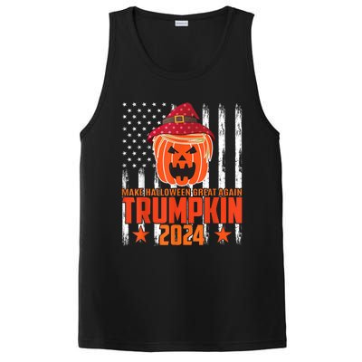 Ill Be Back Trumpkin Trump Halloween Party Costume 2024 PosiCharge Competitor Tank