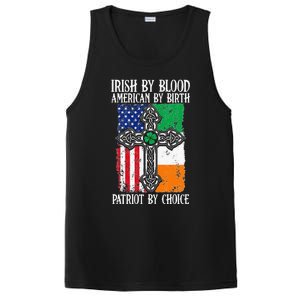 Irish By Blood American By Birth Patriot By Choice PosiCharge Competitor Tank