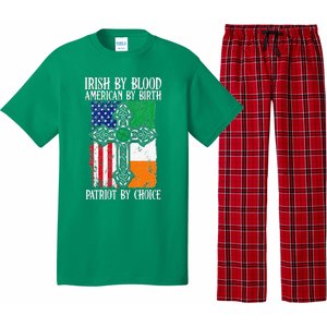 Irish By Blood American By Birth Patriot By Choice Pajama Set