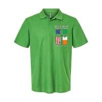 Irish By Blood American By Birth Patriot By Choice Softstyle Adult Sport Polo