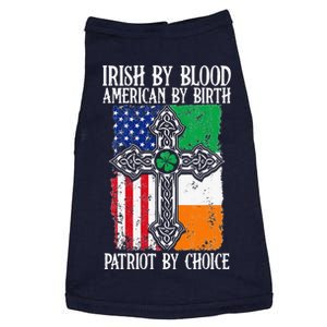 Irish By Blood American By Birth Patriot By Choice Doggie Tank