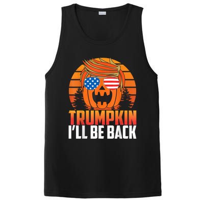 Ill Be Back Trumpkin Trump Halloween Party Costume 2024 PosiCharge Competitor Tank