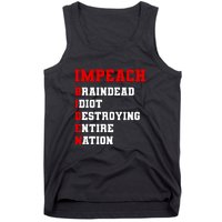 Impeach Biden Braindead Idiot Anti Joe Biden Tank Top