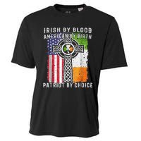 Irish By Blood American By Birth Patriot By Choice Cooling Performance Crew T-Shirt