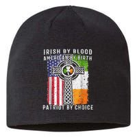 Irish By Blood American By Birth Patriot By Choice Sustainable Beanie