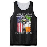 Irish By Blood American By Birth Patriot By Choice Mesh Reversible Basketball Jersey Tank