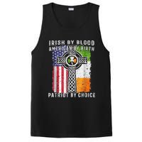 Irish By Blood American By Birth Patriot By Choice PosiCharge Competitor Tank