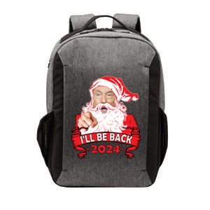 I'll Be Back 2024 Funny Trump 2024 Santa Christmas Xmas Cute Gift Vector Backpack