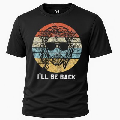 Ill Be Back Vintage Jesus Christian Performance Shirt