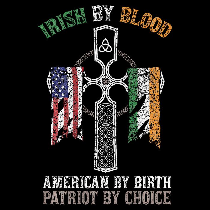Irish By Blood American By Birth Patriot By Choice Impact Tech Backpack
