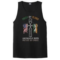 Irish By Blood American By Birth Patriot By Choice PosiCharge Competitor Tank