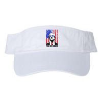 I’ll Be Back Funny Quote Trump 2024 July 4th Gift Valucap Bio-Washed Visor