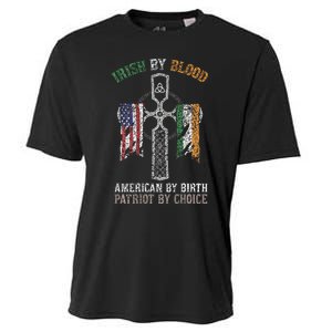 Irish By Blood American By Birth Patriot By Choice Cooling Performance Crew T-Shirt