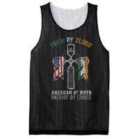 Irish By Blood American By Birth Patriot By Choice Mesh Reversible Basketball Jersey Tank