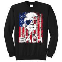 Ill Be Back Trump 2024 Vintage Donald Trump 4th Of July Sweatshirt