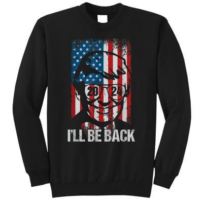 Ill Be Back Trump 2024 Vintage Donald Trump 4th Of July Sweatshirt