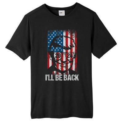 Ill Be Back Trump 2024 Vintage Donald Trump 4th Of July Tall Fusion ChromaSoft Performance T-Shirt