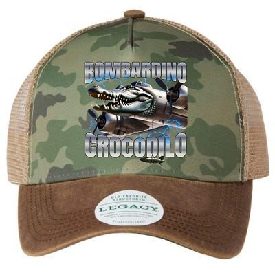 Italian Brainrot Bombardino Crocodilo Legacy Tie Dye Trucker Hat