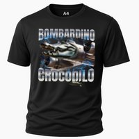 Italian Brainrot Bombardino Crocodilo Cooling Performance Crew T-Shirt