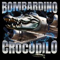 Italian Brainrot Bombardino Crocodilo 7-Panel Snapback Hat