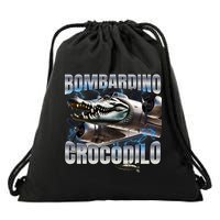 Italian Brainrot Bombardino Crocodilo Drawstring Bag