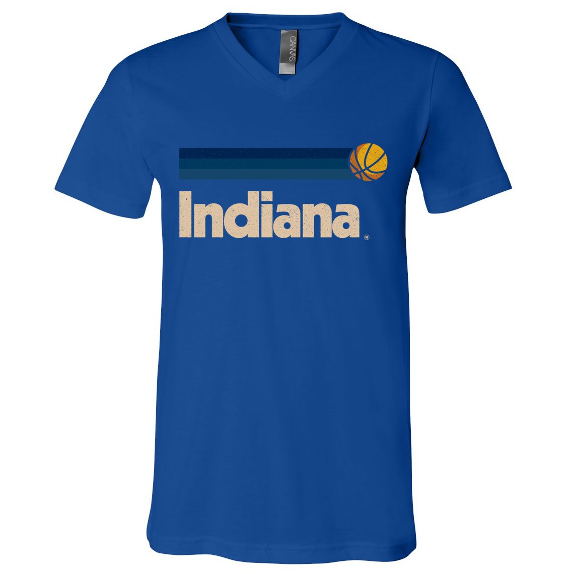 Indianapolis Basketball Bcool Giftball City Indiana Indianapolis Gift V-Neck T-Shirt