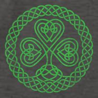 Irish Blessing Celtic Knot 4 Leaf Clover St. PatrickS Day Vector Backpack