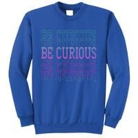 Inspirational Be Curious Not Judgetal Gift Sweatshirt