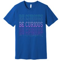 Inspirational Be Curious Not Judgetal Gift Premium T-Shirt