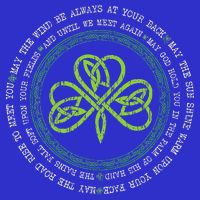 Irish Blessing Celtic Knot Patrick’S Day Shamrock Clover T-Shirt