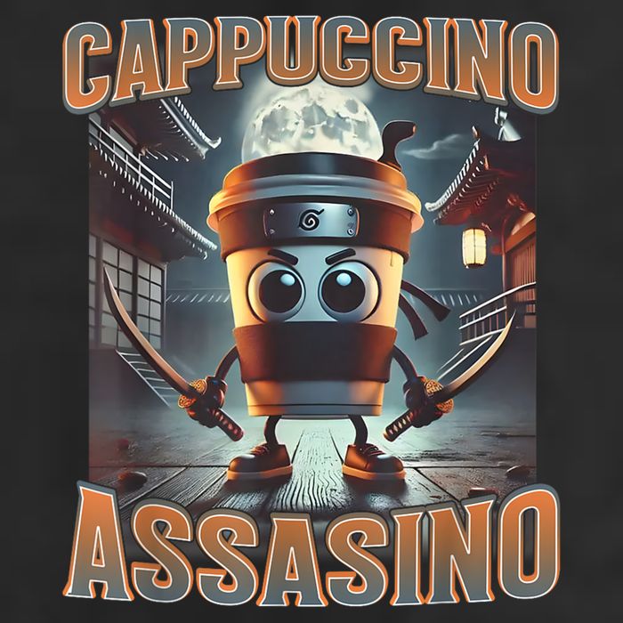 Italian Brainrot Cappuccino Assassino, Funny Cappuccino Meme Cool Comfort Performance Bucket Hat
