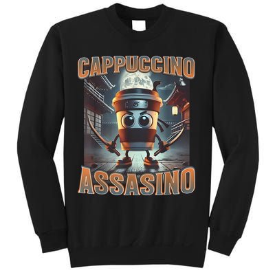 Italian Brainrot Cappuccino Assassino, Funny Cappuccino Meme Sweatshirt