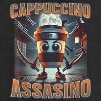 Italian Brainrot Cappuccino Assassino, Funny Cappuccino Meme Golf Towel
