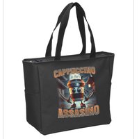 Italian Brainrot Cappuccino Assassino, Funny Cappuccino Meme Zip Tote Bag