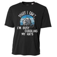 IM Busy Cuddling My Rats Rodent Lover Rat Owner Cooling Performance Crew T-Shirt