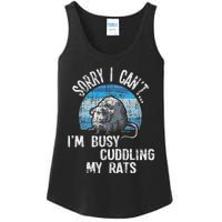 IM Busy Cuddling My Rats Rodent Lover Rat Owner Ladies Essential Tank