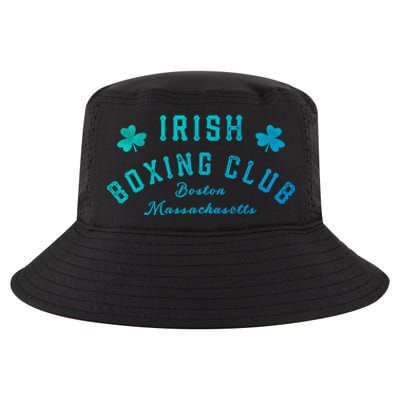 Irish Boxing Club Boston Massachusetts Cute Gift Shamrock Meaningful Gift Cool Comfort Performance Bucket Hat