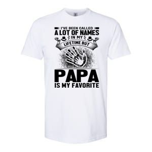 I've Been Called A Lot Of Names In My Lifetime But Papa Is My Favorite Softstyle CVC T-Shirt