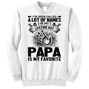 I've Been Called A Lot Of Names In My Lifetime But Papa Is My Favorite Sweatshirt