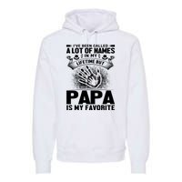 I've Been Called A Lot Of Names In My Lifetime But Papa Is My Favorite Premium Hoodie